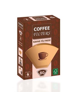 Coffee Filters Filtre Kahve Kağıdı 80'li