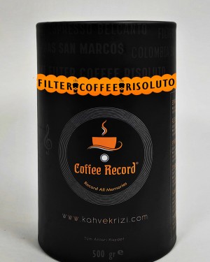 500 gr Filtre Coffee Risoluto  Silindir Kutu 500 gr