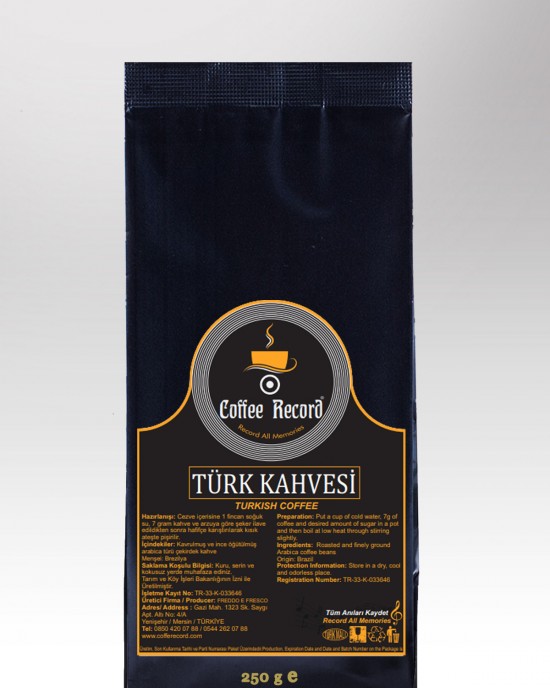 250 gr Premium Türk kahvesi 